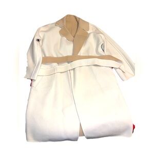 Like New Weekend MaxMara reversible 2 tone 100% wool robe coat!